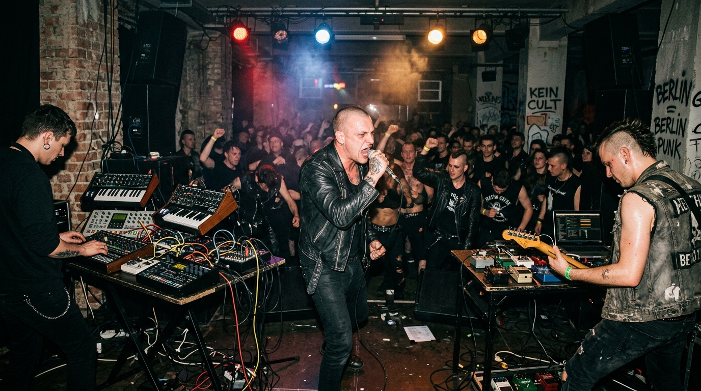 Industrial Techno Goes Live: Punk Crossover in 2026